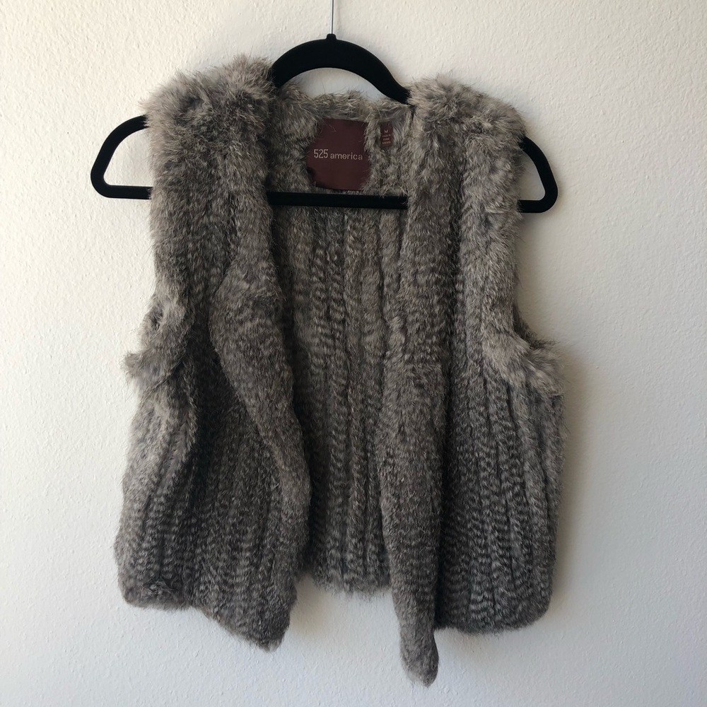Super chic fur vest!
